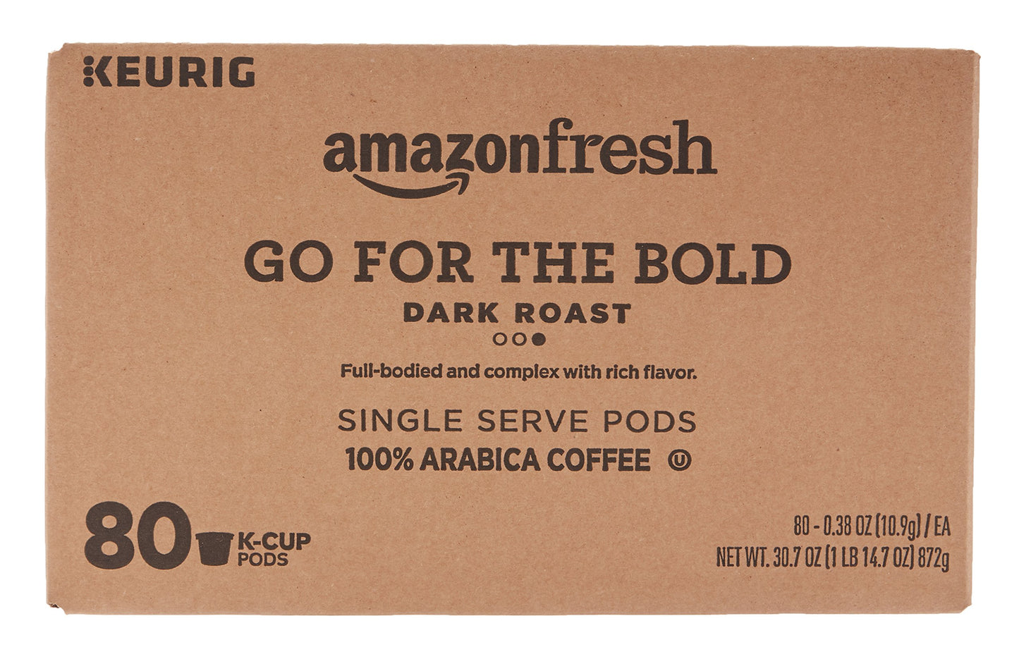 large online retailerFresh K-Cups, Dark Roast Coffee, 80 Count, Compatible with Keurig Brewer