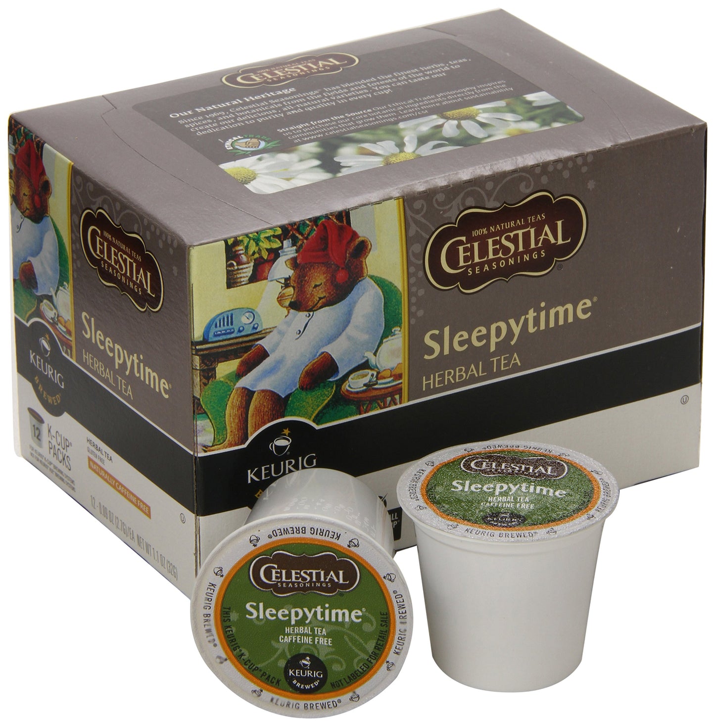 Celestial Seasonings Sleepytime Tea K-Cup, 12-Count, Green (Synchkg034514)