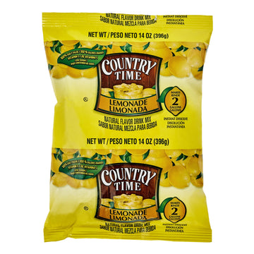 Country Time Lemonade Drink Mix, Makes 2 Gallons (14oz Packets, 15 Count)