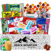 Snack Mountain Snack Box Variety Pack - 25 Piece Assortment for Adults, Teens, College Students, and Kids Care Package