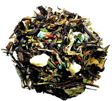 Nelson'S Tea - White Chocolate Peppermint - White Loose Leaf Tea - Green Tea, White Tea, Peppermint, Safflower, White Chocolate,