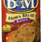 B&M Brown Bread, Raisins, 16 Ounce