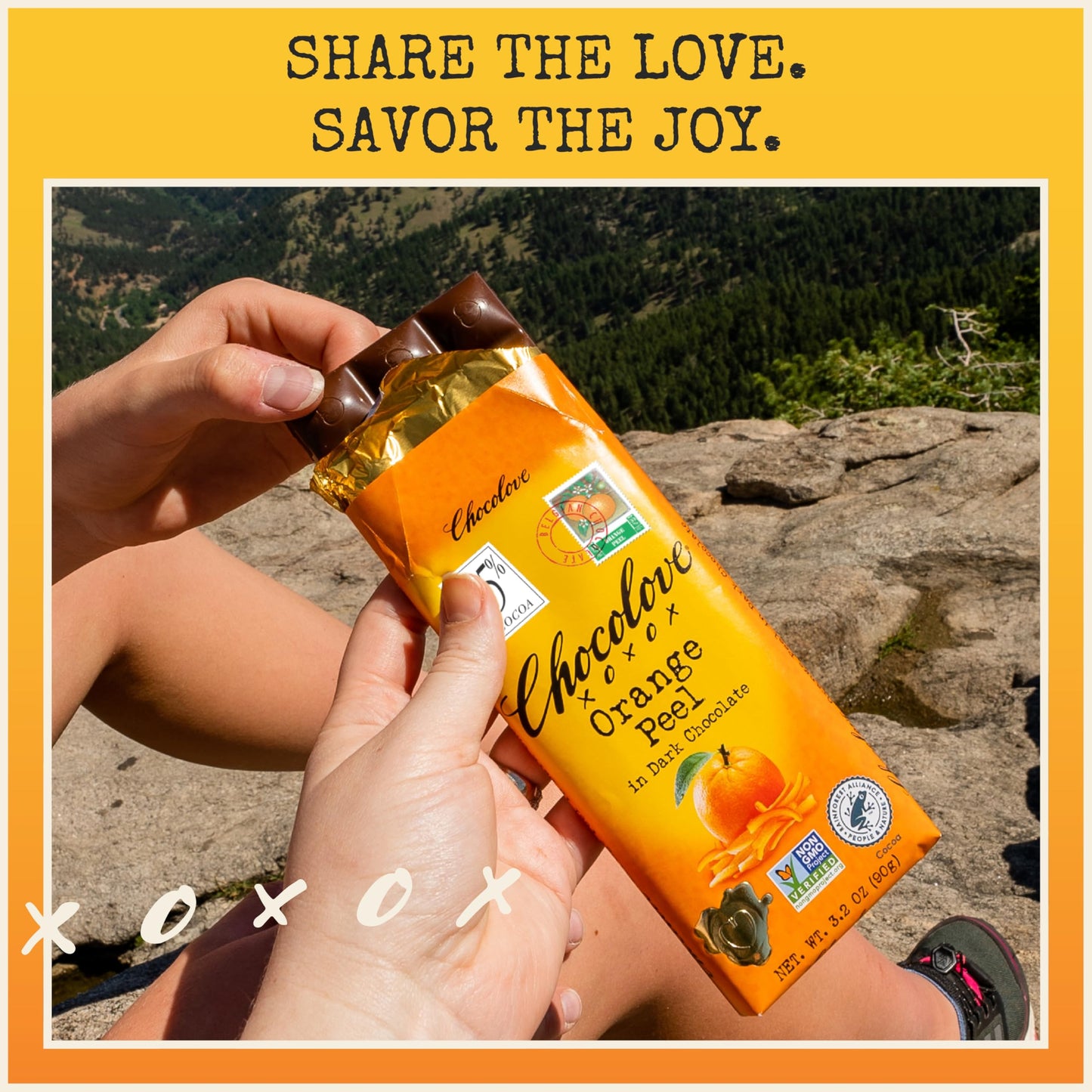 Chocolove Orange Peel Dark Chocolate Bars | 55% Cocoa | Tangy Orange Peel Bits | Smooth & Sweet | Premium Belgian Dark Chocolate