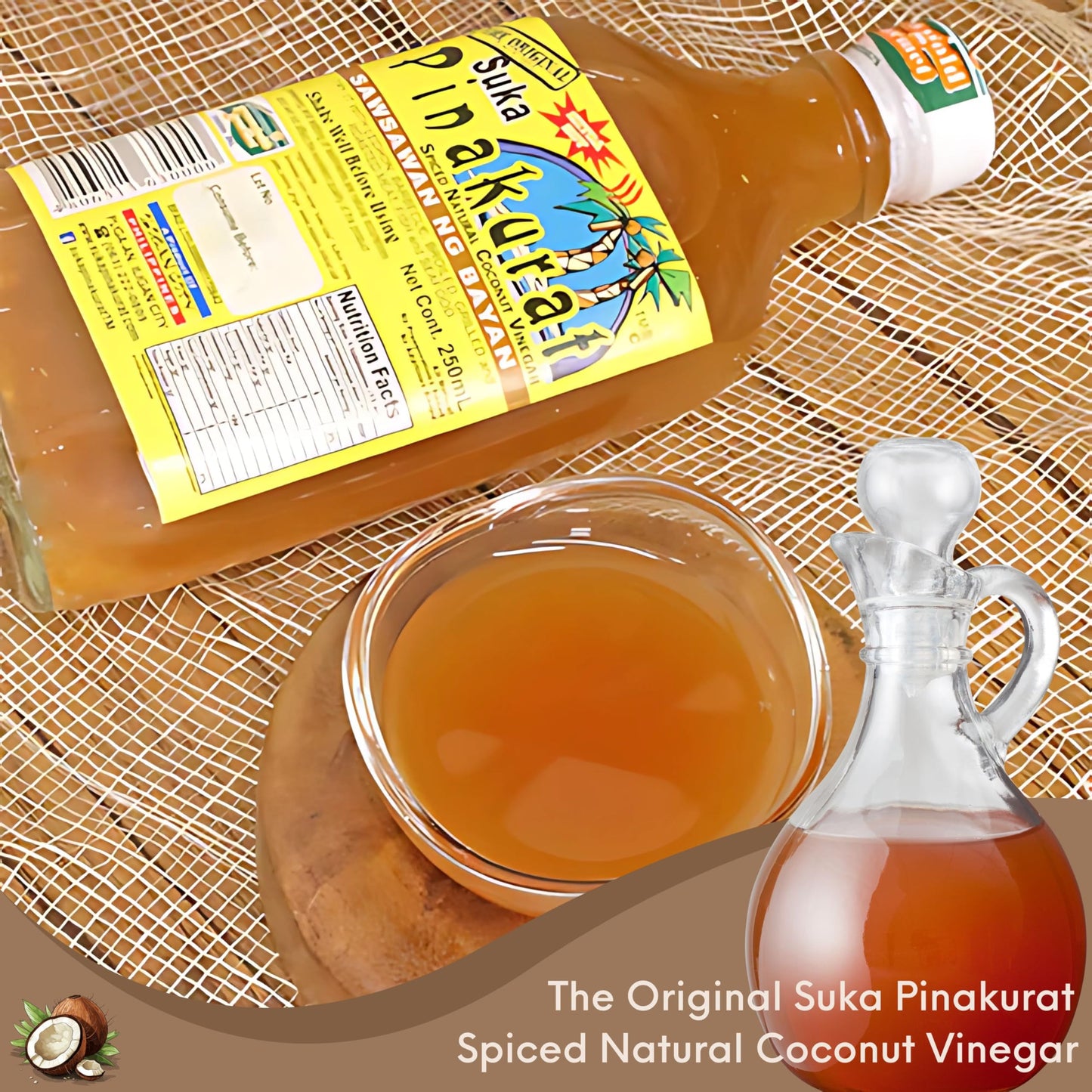 Suka Pinakurat Sawsawan Ng Bayan Original Flavor, Extra Hot! Net Cont. 250Ml