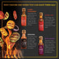 Taba?ro Mini Hot Sauce Gift Set, 4 Pack, Kit Includes Original, Extra Hot, Spicy Agave, Curry Habanero, 1.7 oz Mini Glass Bottle