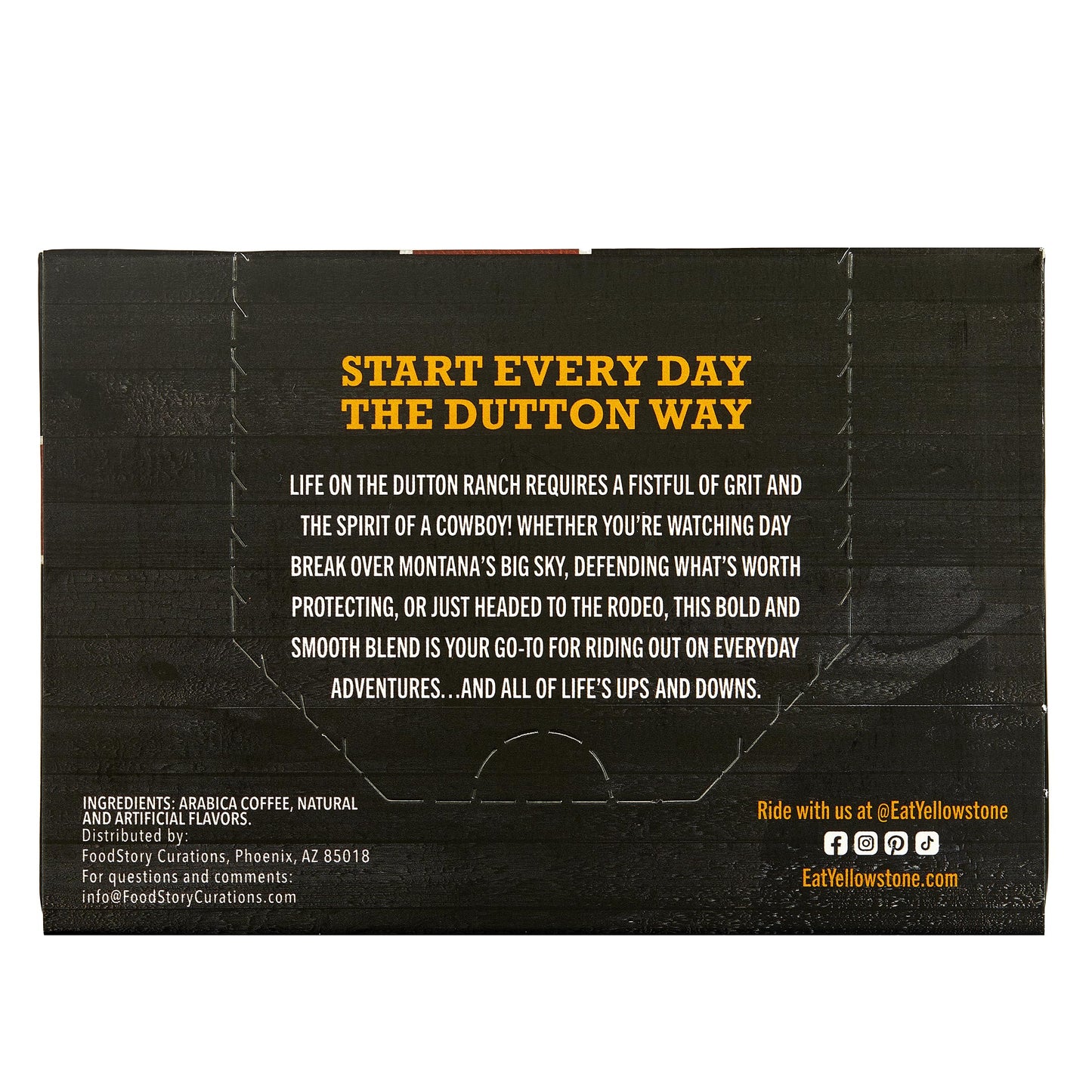 Y Yellowstone Maple spirit-inspired flavor Coffee Pods, Medium Roast, 100% Arabica, 12 Count, Single Serve Recyclable