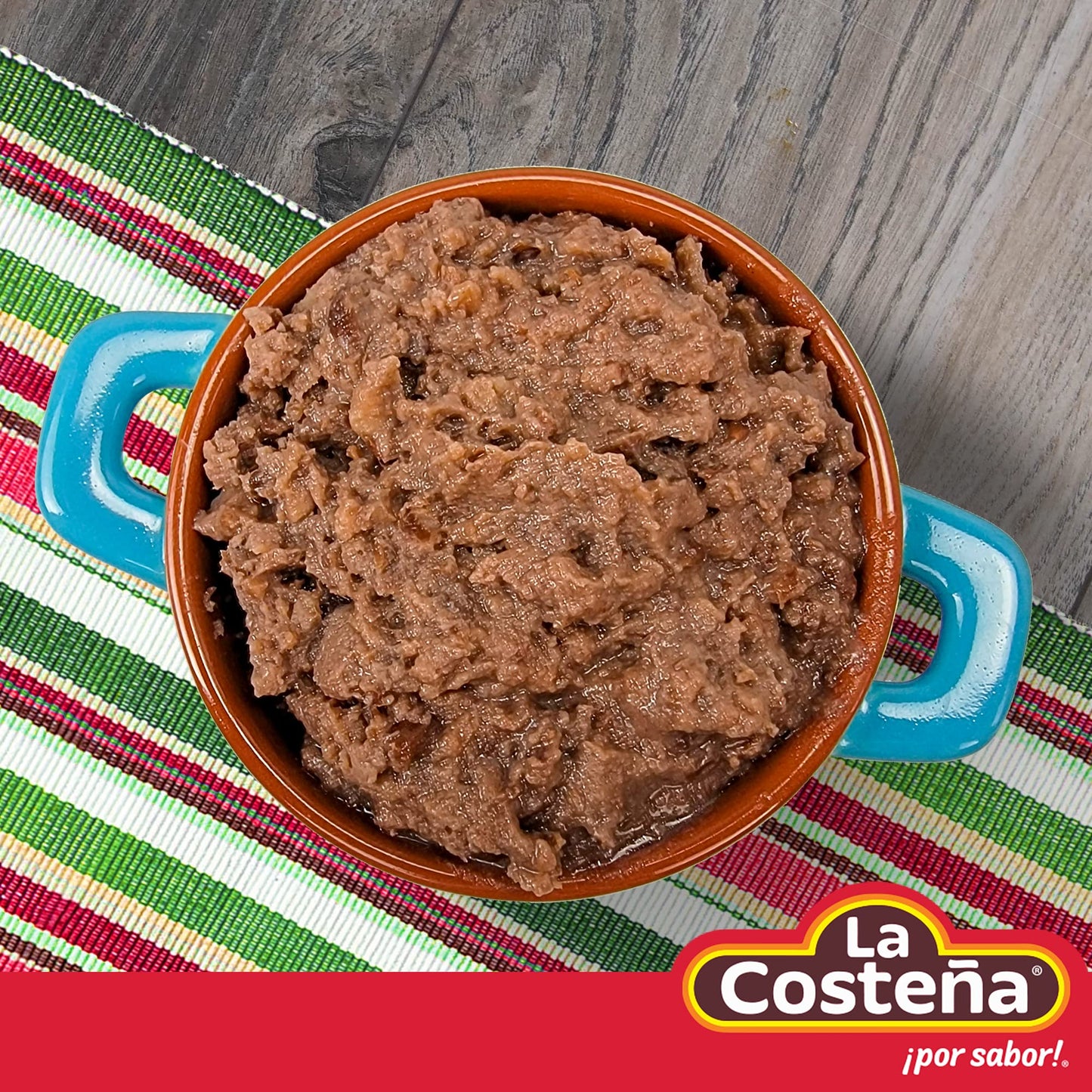 La Costea Refried Black Beans, 20.5 Ounce Can (Pack Of 6)