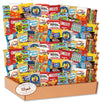 SHELLYS DELIGHT Snack Box Care Package - 120 Count Variety Snacks Gift Box for College Students, Military, Work or Home