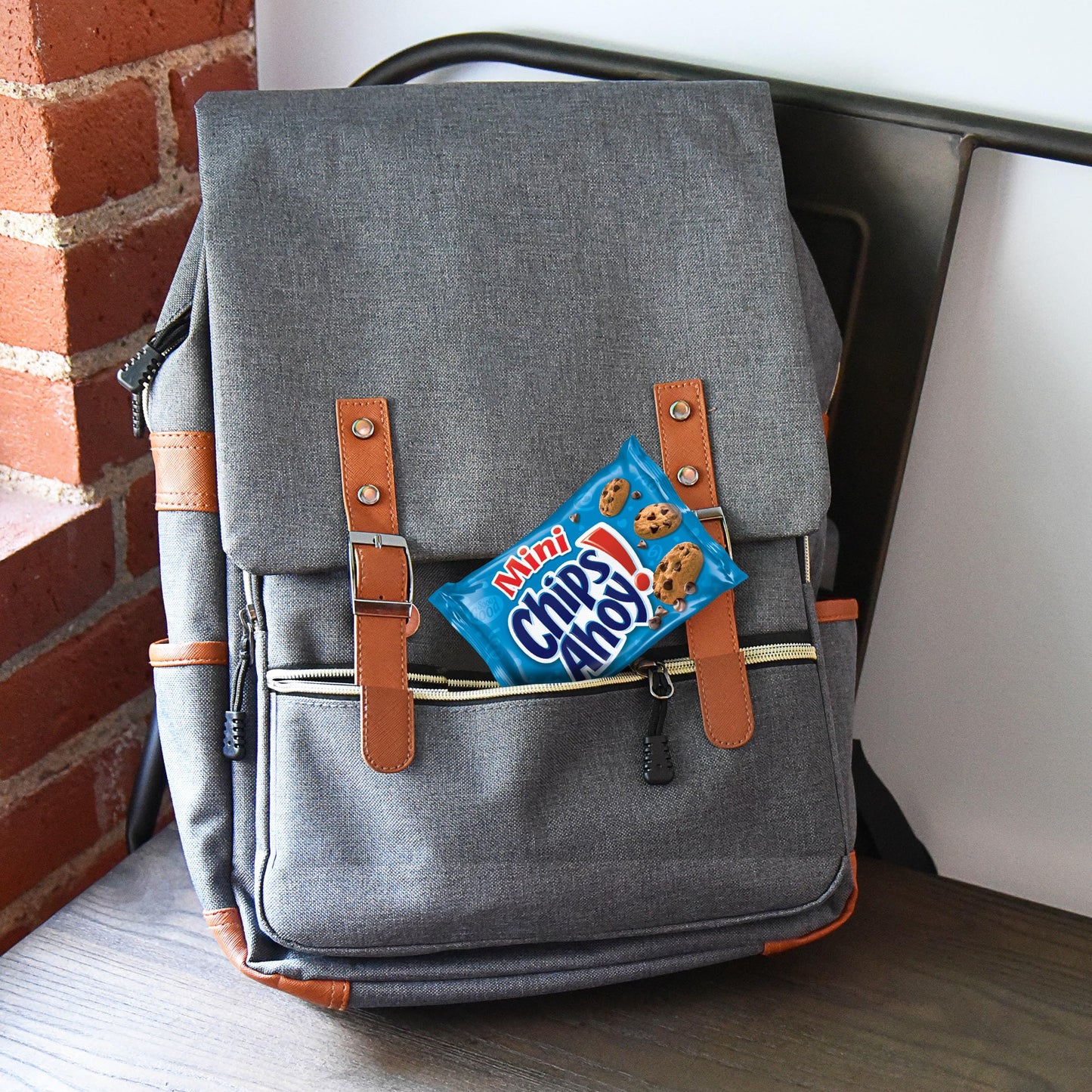 CHIPS AHOY! Mini Original Chocolate Chip Cookies, 10 Snack Packs