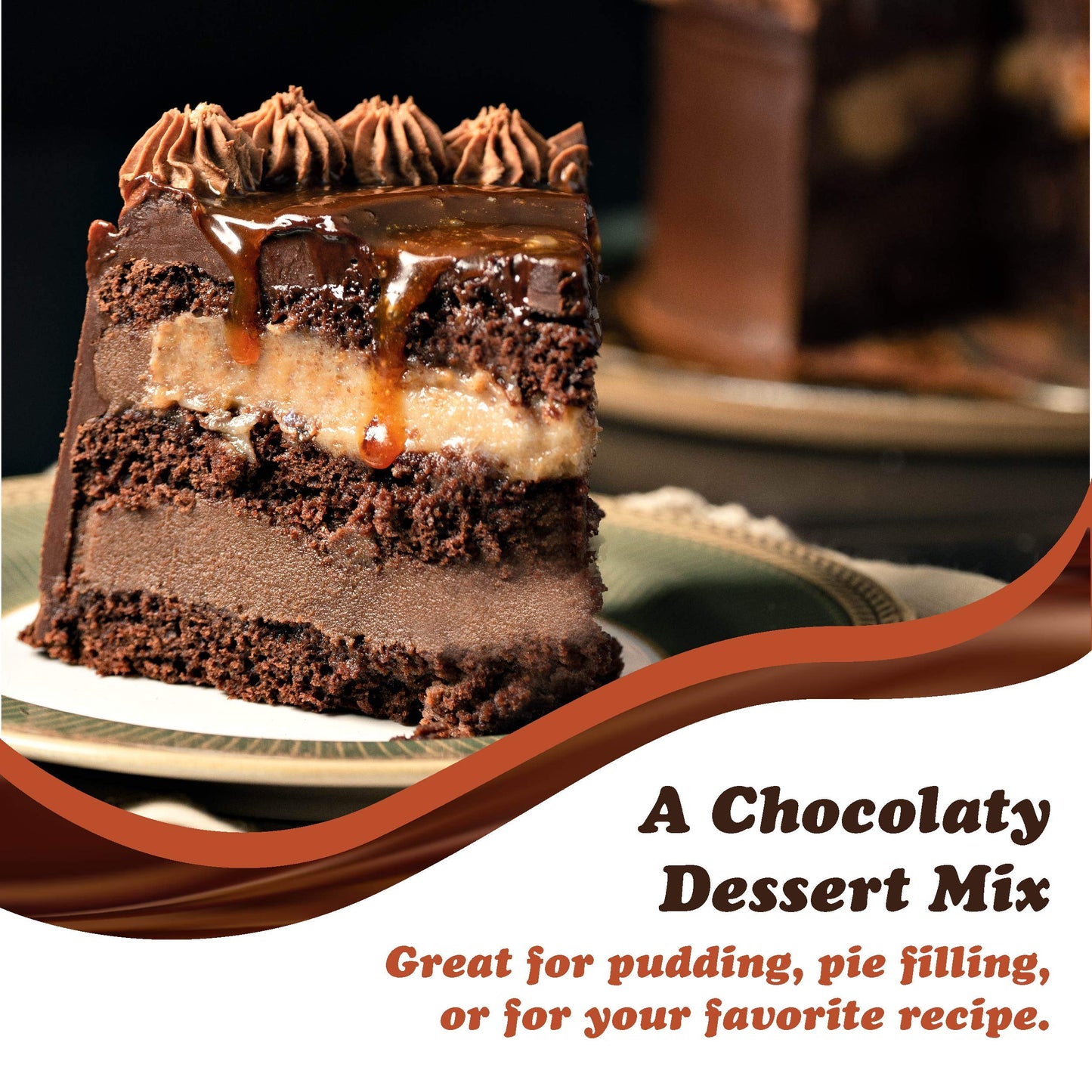 Dove Pudding Mix, Peanut Butter Milk Chocolate, 3.34 oz. Box (12 Pack), Kosher Dessert Mix