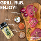 Everglades Rub Seasoning - Sweet & Spicy Blend for Meat - 12 oz - Dry Marinade for smoky aroma, Slow Cooking & Grilling