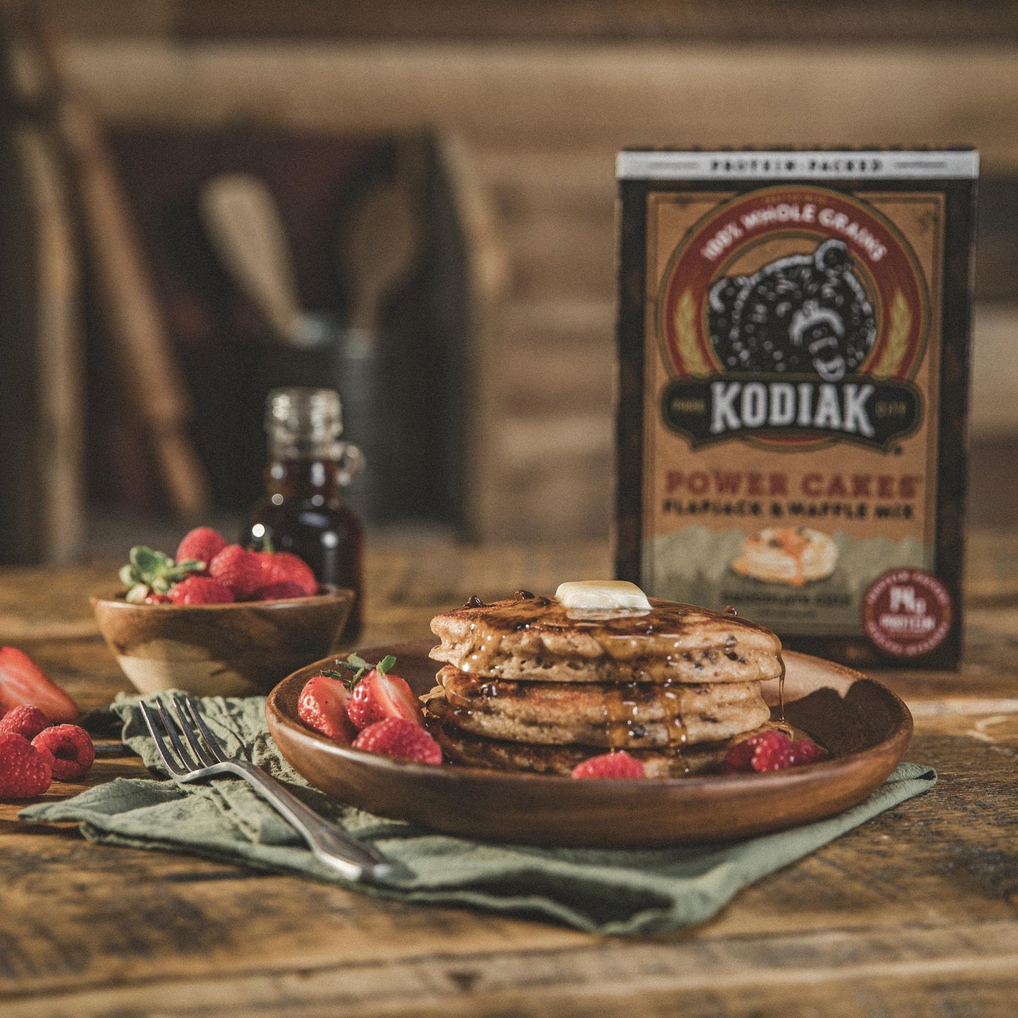 Kodiak Cakes Flapjack & Waffle Mix - Case of 6 - 18 OZ (6x18 OZ)