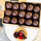 MalibuGift Chocolate Covered Cherries with Liquid Filling, 1 Pound, Hand Dipped in Milk Chocolate