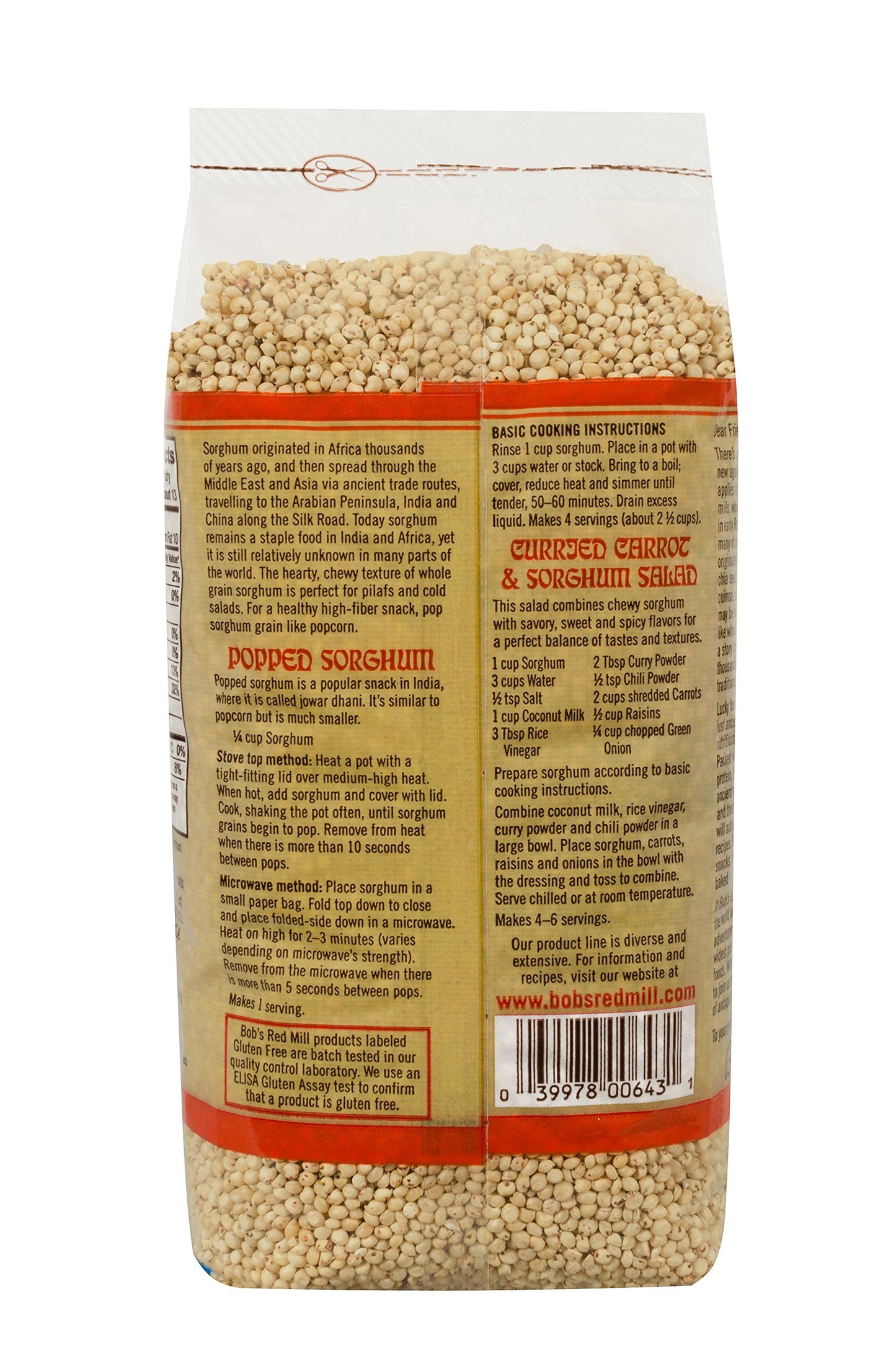 Bob'S Red Mill 2531C244 Whole Grain Sorghum 24 Ounce