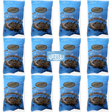 Sweet Serenity Caramel Sea Salt Chocolate Chip Cookies, 3 oz bags, (Pack of 12) bundled by SUPERDEALS