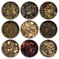 Heavenly Tea Leaves Organic Wellness Tea Sampler - 9 Assorted Loose Leaf Teas & Herbal Tisanes, 90 Servings, Great Hot or Iced