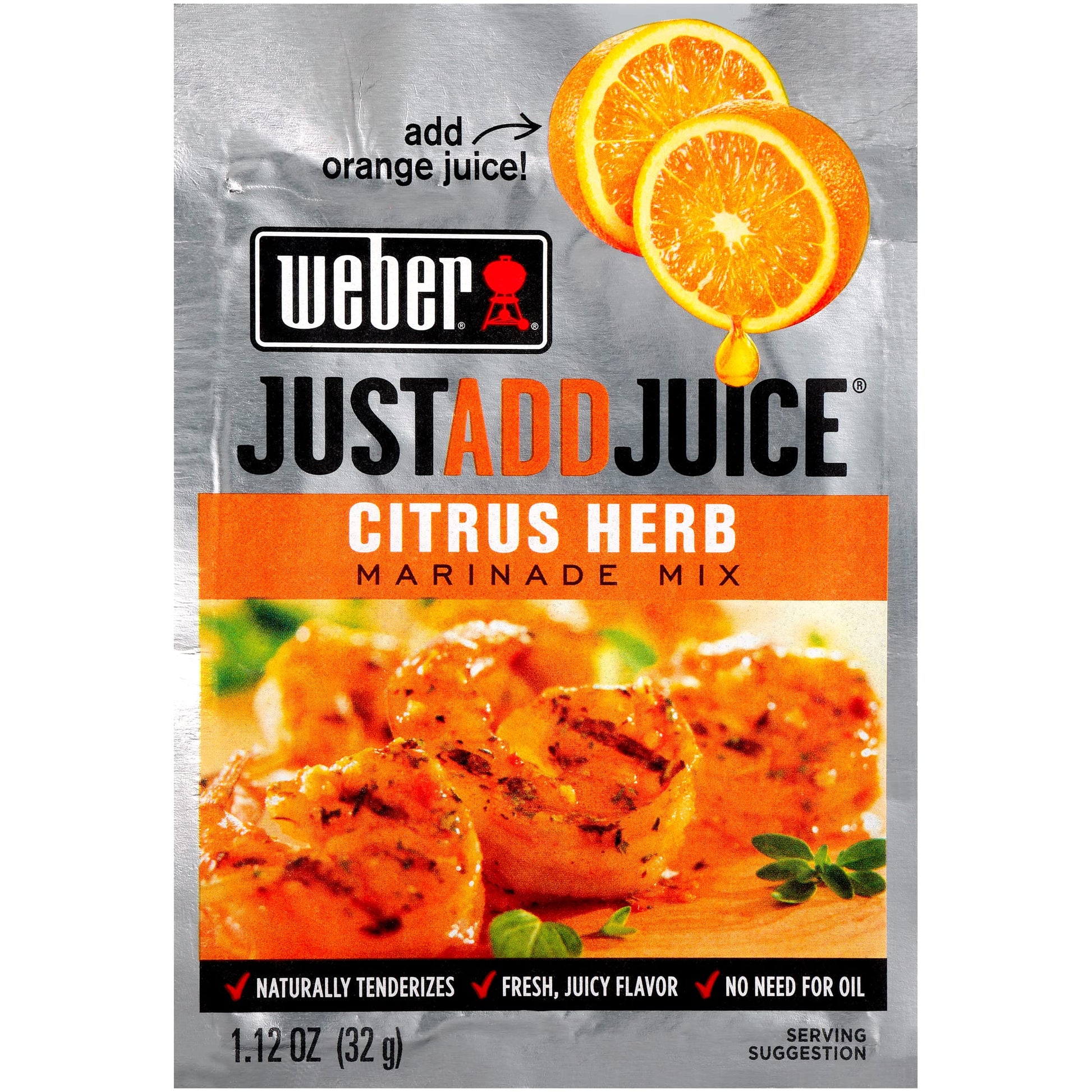 Weber Just Add Water Citrus Herb Marinade, 1.12 Ounce (Pack of 12)