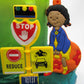 Caillou Birthday Cake Topper Set Featuring Caillou And Friends With Decorative Themed Accessories