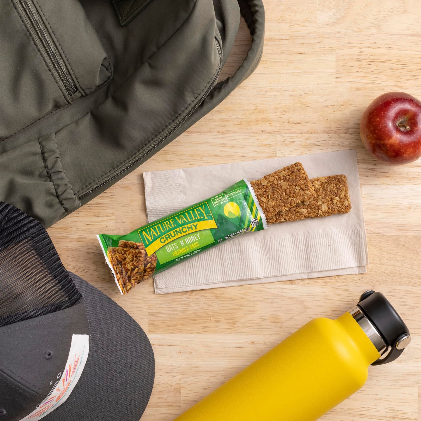 Nature Valley Crunchy Granola Bars, Oats n Honey, 36 Bars, 26.82 OZ (18 Pouches)