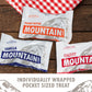 Almond Roca Case Of 15 Mountain Bars Variety Pack - 5 Vanilla, 5 Cherry, 5 Peanut Butter - 1.6Oz Individually Wrapped Chocolate Candy Bars - Chocolate Candy With Peanuts And Creamy Flavored Center