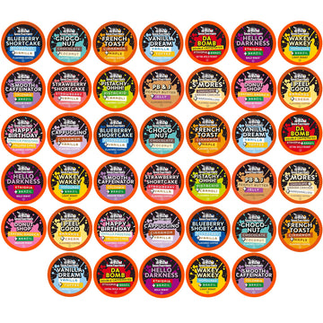 Java Factory Coffee Pods, Assorted Variety Pack, Compatible with Keurig, 40 Count