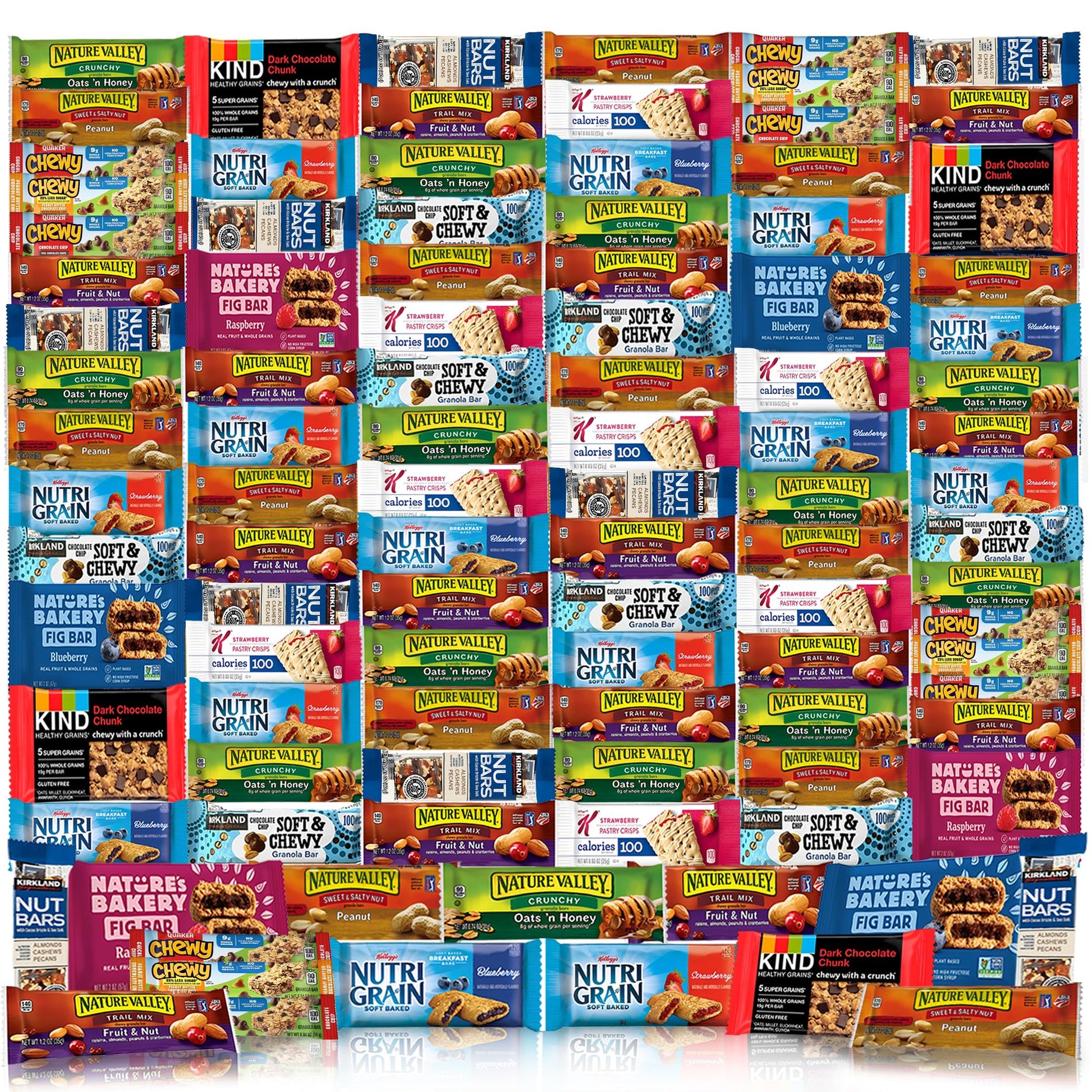 Healthy Snacks (Basket 114 Count) Healthy Snacks & Snacks Gift Variety Package Gift Arrangement Perfect for Men, Women, Adults, 