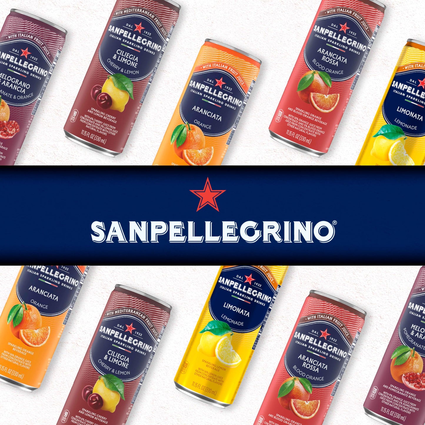 Sanpellegrino Italian Sparkling Drink Ciliegia And Limone, Sparkling Cherry And Lemon Beverage, 24 Pack