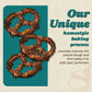 Unique Snacks Extra Dark Splits Pretzels, Vegan, 11 Oz. Bag, Pack of 12