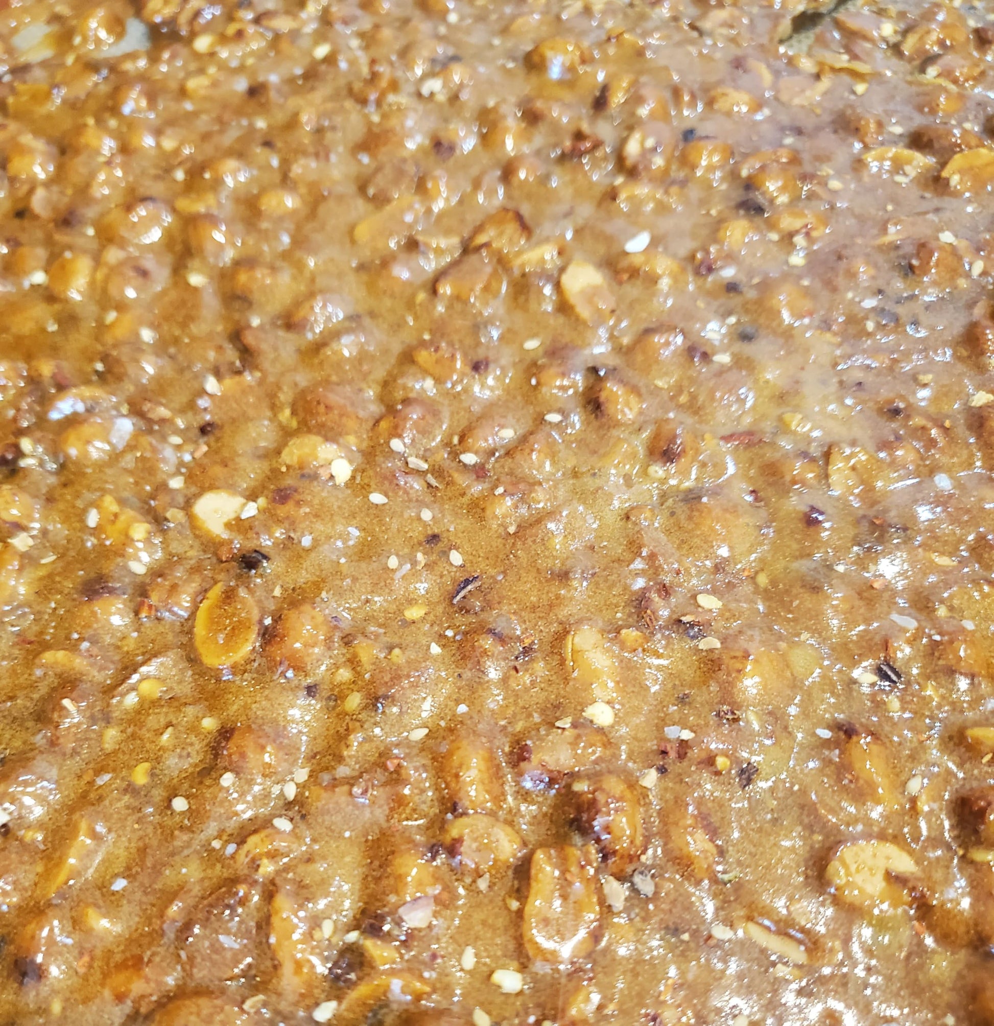 High Class Grass Spicy Peanut Brittle Candy, Old Fashioned Style Brittle made with Chinese Spicy Chili Crisp, Vegan and Gluten F