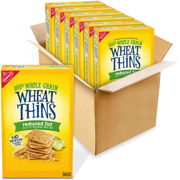 Wheat Thins Reduced Fat Whole Grain Wheat Crackers, 6 - 8.Oz Boxes