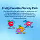 Health-Ade Organic Kombucha Tea, Fruity Favorites Variety Pack, 12-Pack (11.5 Fl Oz Cans) - Fermented with Probiotics, Supports