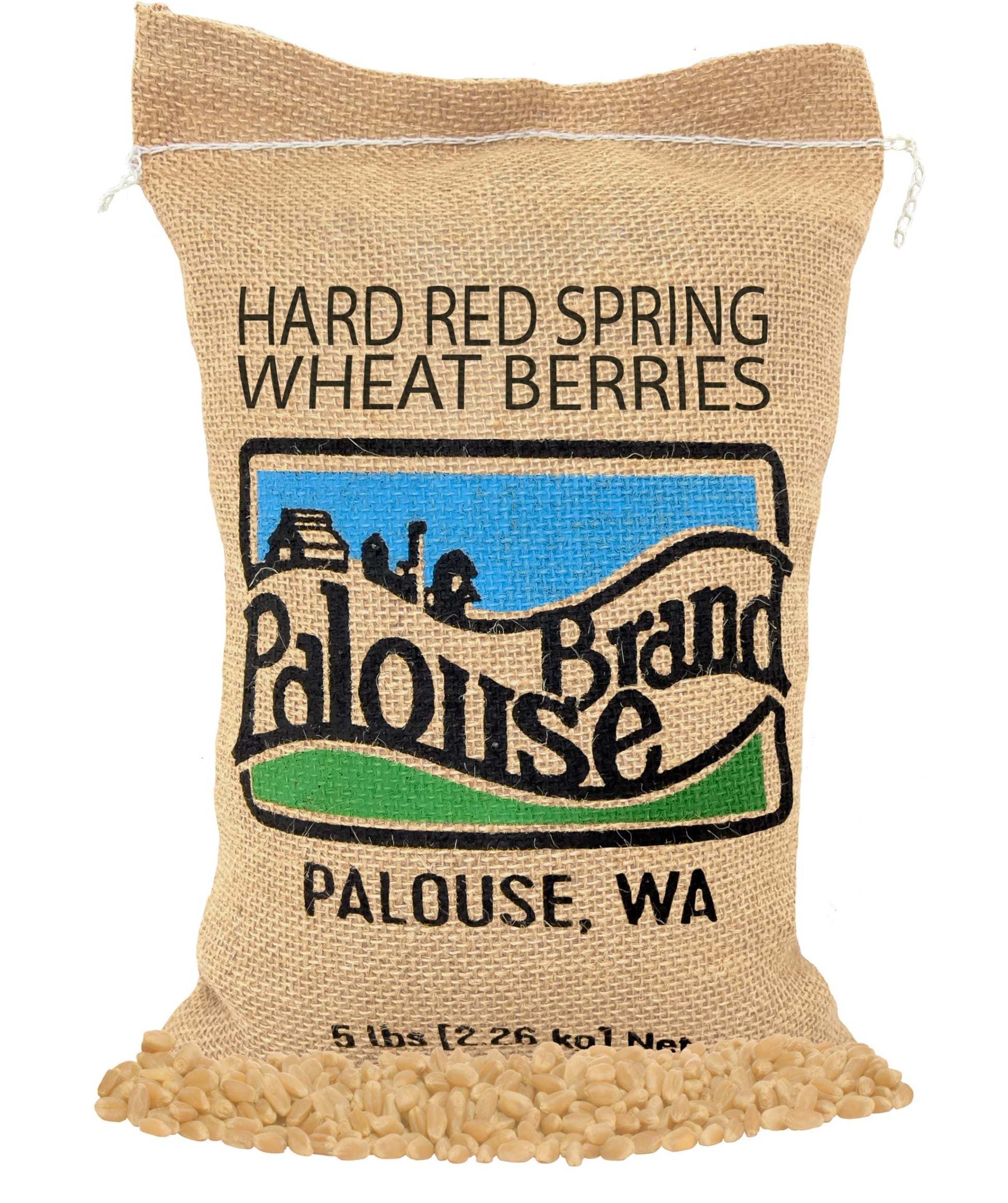 Hard Red Spring Wheat Berries | 5 Lbs | 100% Non-Irradiated | Certified Kosher Parve | Usa Grown | Non-Gmo Project Verified