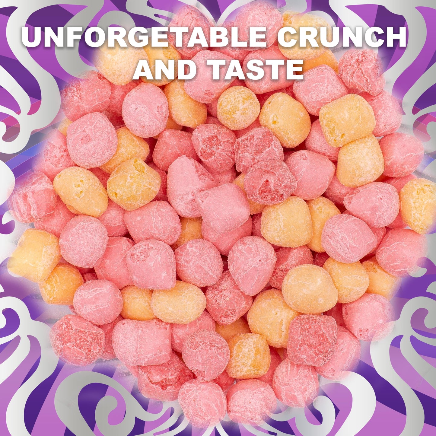 Fairyland Sweets Freeze Dried Candy Mini Bursts Rainbow - Fun, Crunchy Flavored Mini Bursts Skittles - Freeze Dried Candy - 4.5