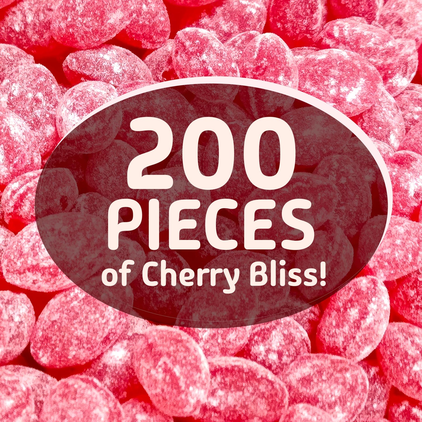 Claeys Sanded Wild Cherry Drops Hard Candy - 2 Pounds of Claeys old fashioned hard candy - Bulk Sanded Wild Cherry Halloween Can