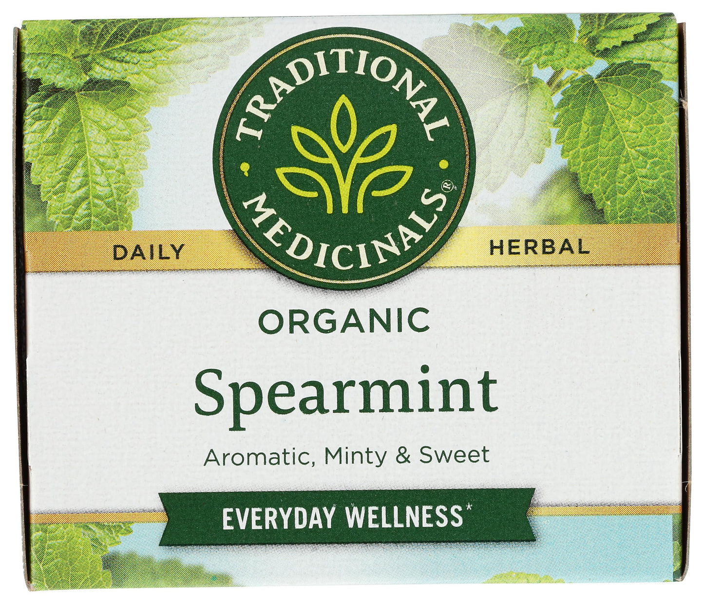 Traditional Medicinals Organic Spearmint herbal tea, Fair Trade Certified, 16 ct
