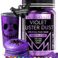 Mon  Gasque Violet Purple Luster Dust Edible Glitter For Cocktails 15G - Premium Purple Edible Glitter For Halloween Cake - Purp
