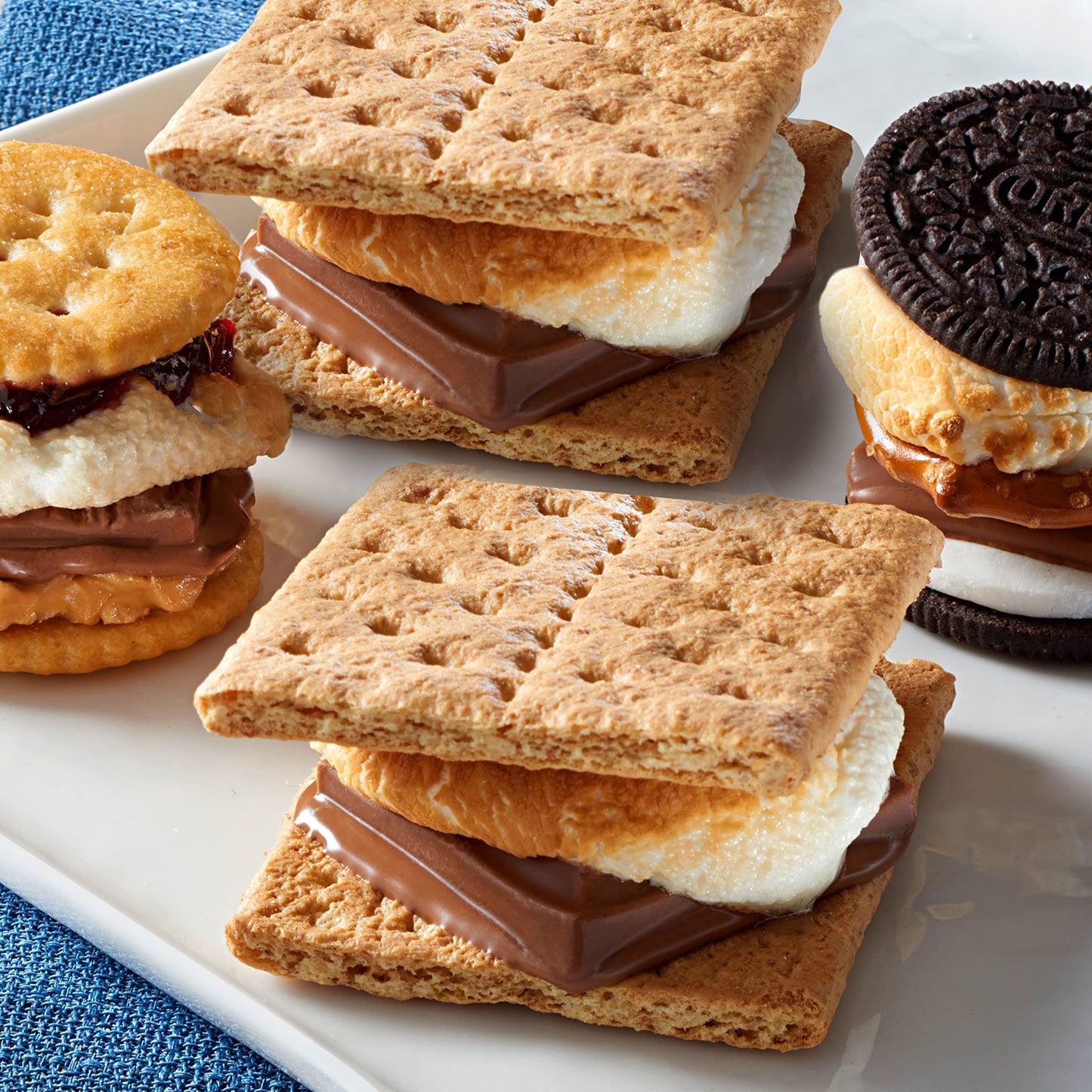 Oreo Cookies, Ritz Crackers, Honey Maid Graham Crackers Variety Pack, Family Size, 3 Packs