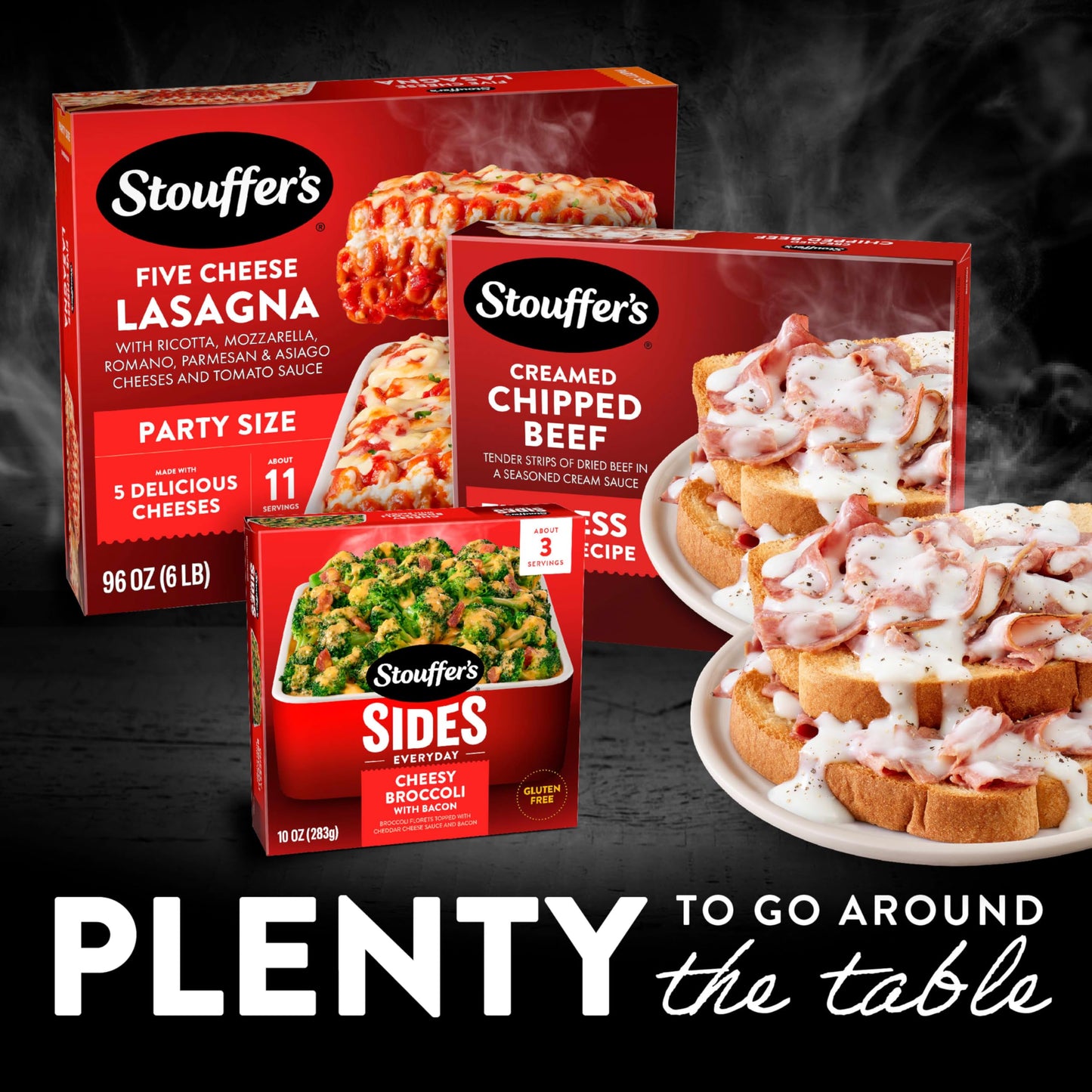 Stouffers Creamed Chipped Beef, Frozen Meal,10018