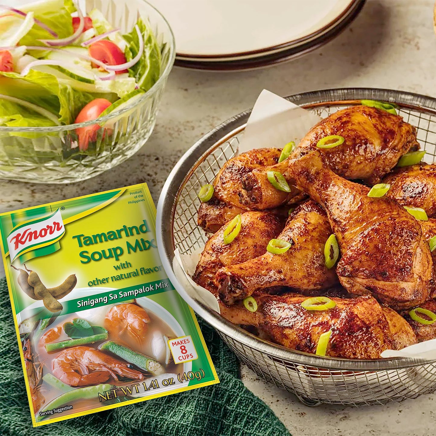 Knorr Tamarind Soup Mix, Sinigang sa Sampalok, 1.41oz (Pack of 2)