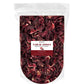 ZAVBE Hibiscus Tea - Dried Hibiscus Flowers, Cut and Sifted, 8 Ounce, Resealable Bag, Perfect for Hot & Iced Tea