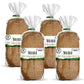LOWCARB AVENUE Multigrain Bread - 1g Net Carbs, 7g Protein, Vegan, Low Calorie - 4 Pack (16 oz)