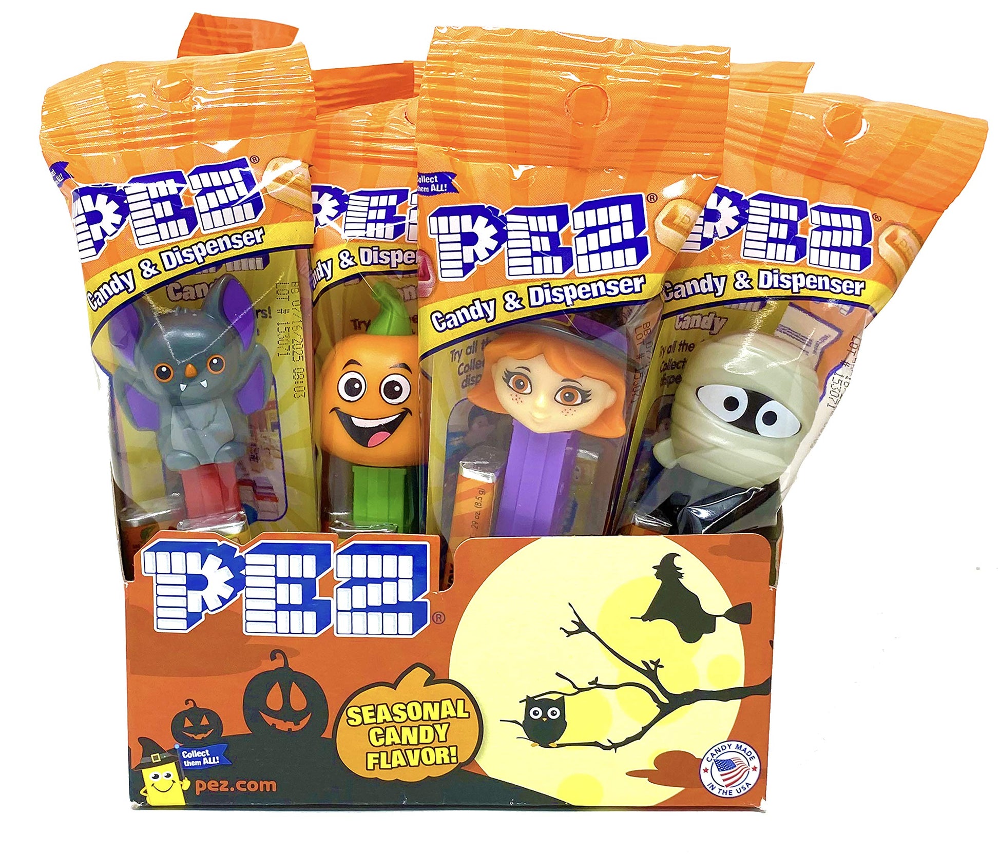 Halloween Trick Or Treat Pez Candy Dispensers: Pack Of 12