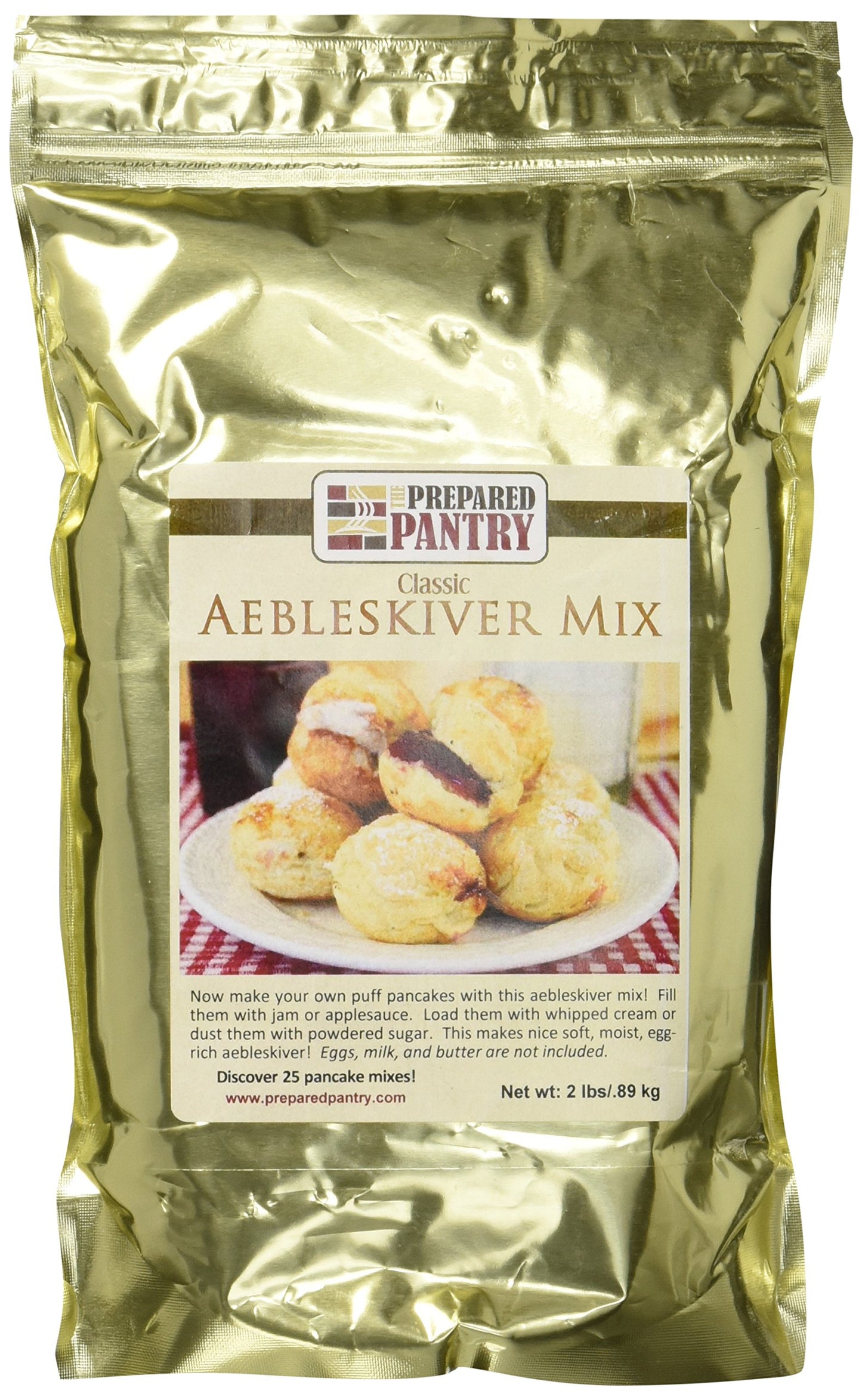 The Prepared Pantry Classic Aebleskiver Mix-Puff Pancake (2 lb mix)