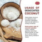 Spicy World Shredded Coconut Powder, Unsweetened, 1.5 Pound Bulk Bag, Finely Shredded, Great for Baking and Smoothies