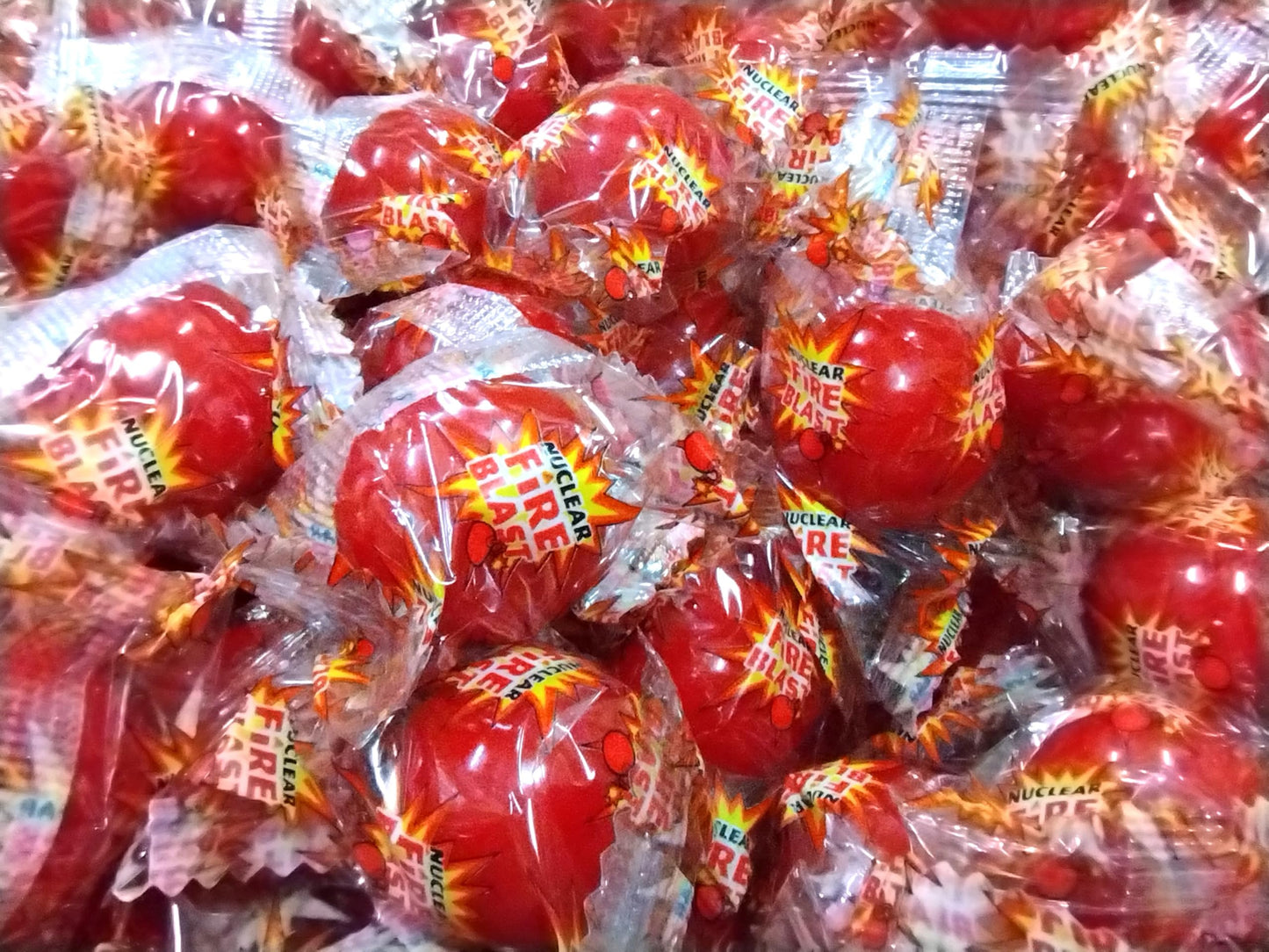 Nuclear Fire Blast Balls - 2 lbs of Hot Spicy Fire Fresh Individually Wrapped Cinnamon Hard Candy