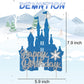 Frozen Castle Birthday Cake Topper Decoration Snowflake Frozen Theme Castle Cake Topper For Winter Wonderland Christmas Party Su