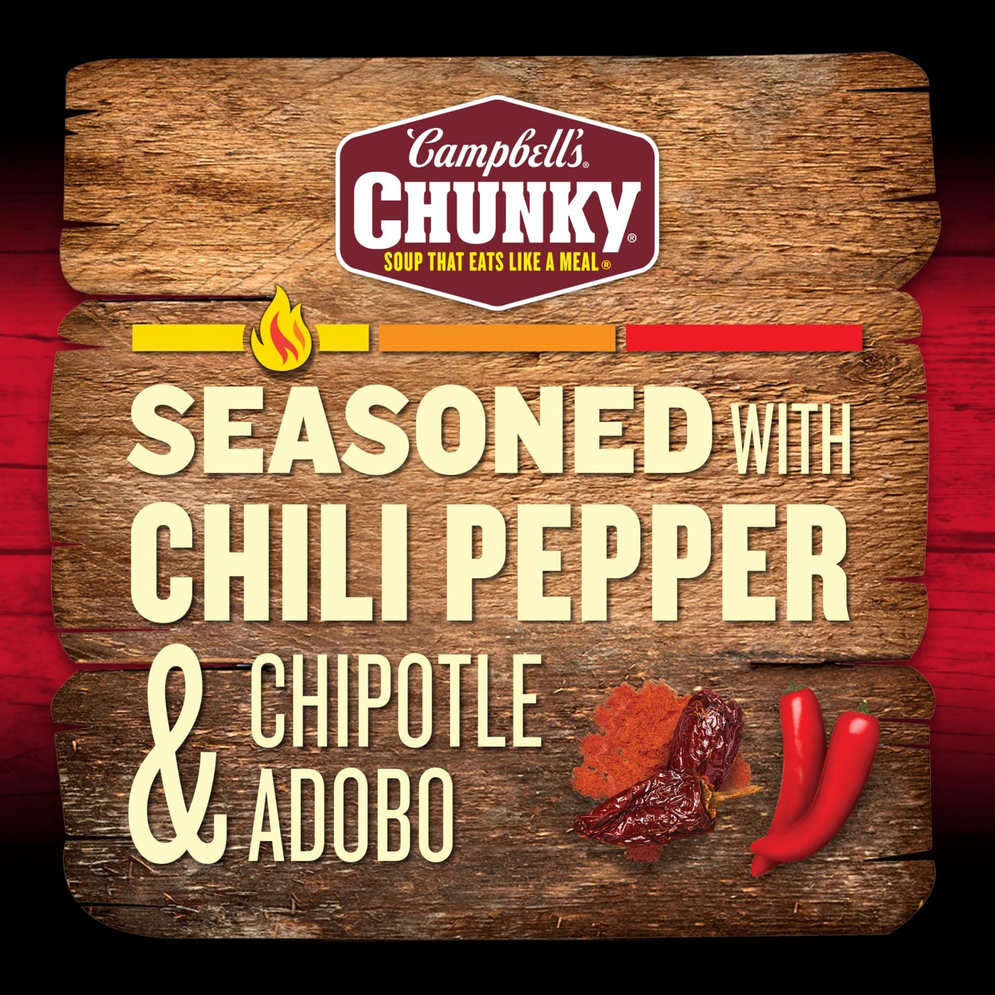 Campbells Chunky Soup, Chipotle Chicken Corn Chowder Soup, 18.8 oz Can (Pack of 12)