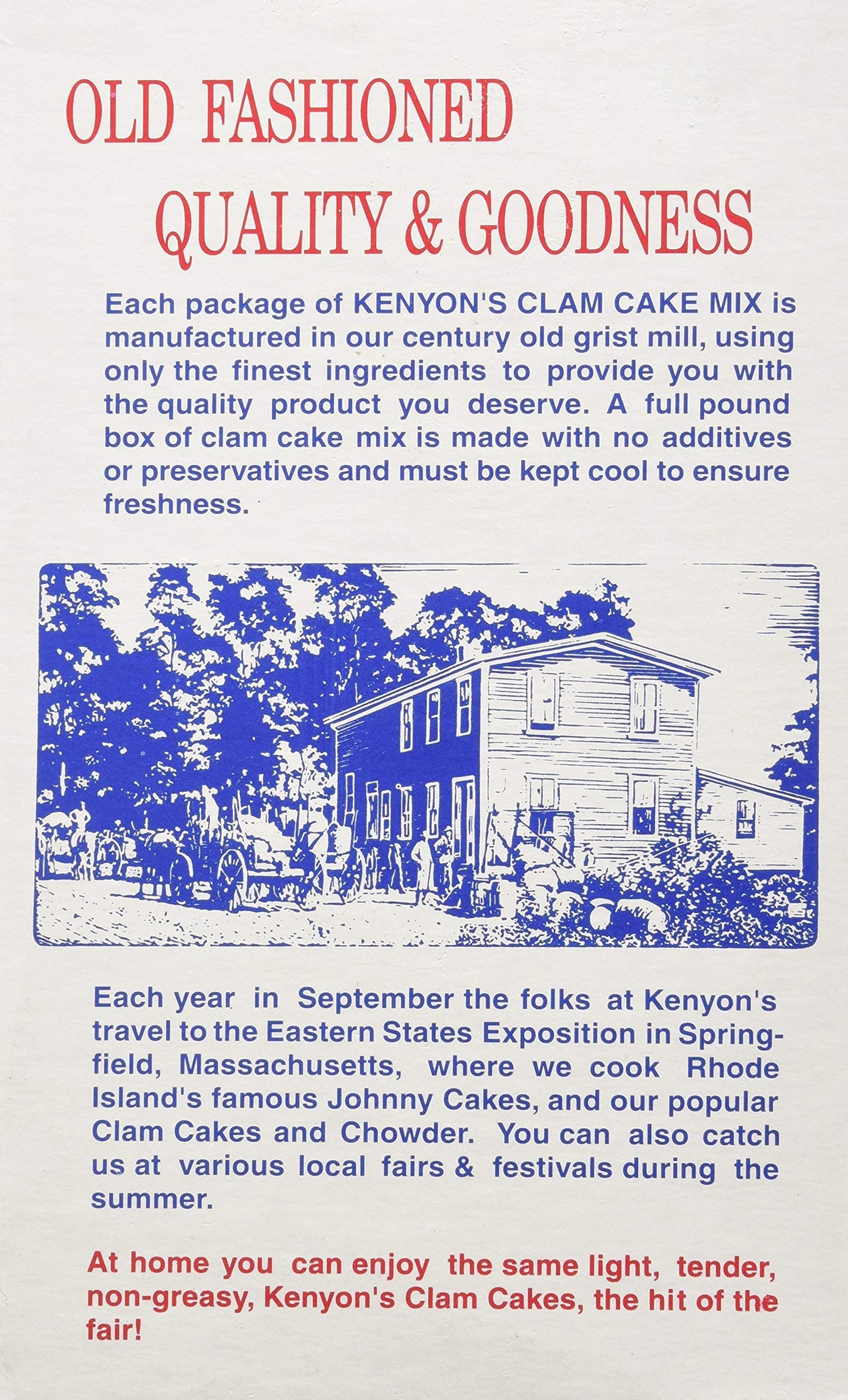 KENYON CORN MEAL COMPANY Clam Cake & Fritter Mix, 16 OZ