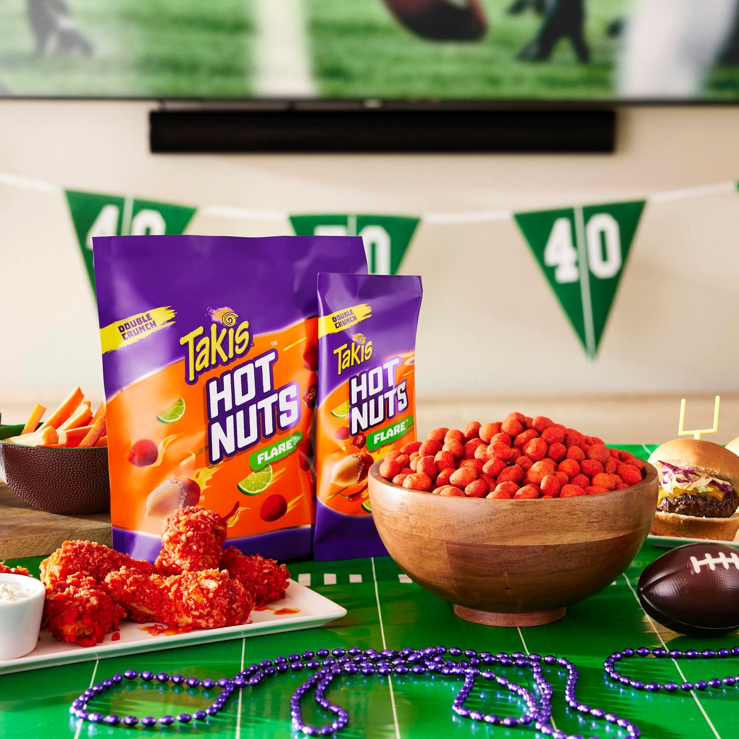 Takis Flare Hot Nuts 15.02 oz Sharing Size Resealable Bag  Chili Pepper & Lime Flavored Medium Spicy Double-Crunch Peanuts