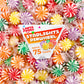 Pinwheel Starlights Hard Candy | 1 Pound Bag - Approx. 75 Count | Assorted Fruit Flavors
